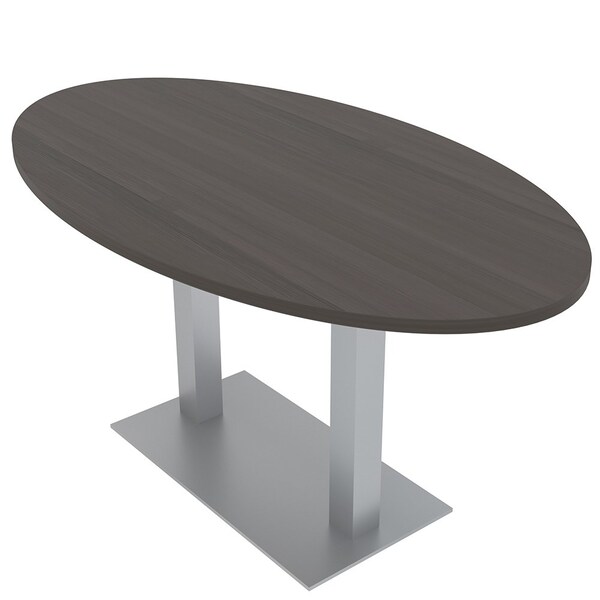 Skutchi Designs 33.5 in W, 69.5 in L, 29 in H, Engineered Wood Top, Brown HAR-OVL-34x70-DOU-XD1025 - main